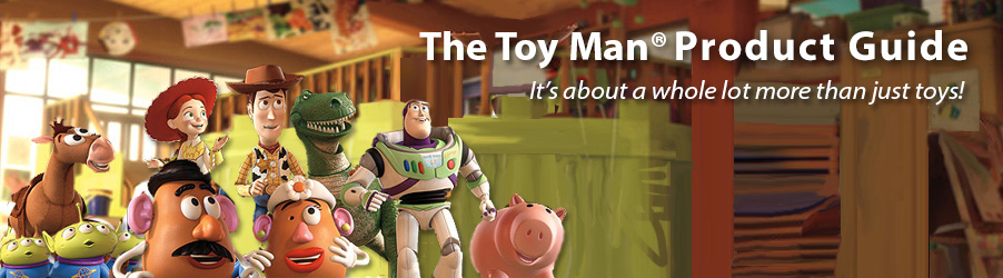 Web site for The Toy Man® Product Guide